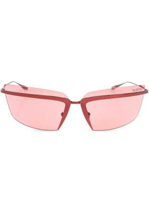 VALENTINO GARAVANI EYEWEAR biker-frame sunglasses - Pink