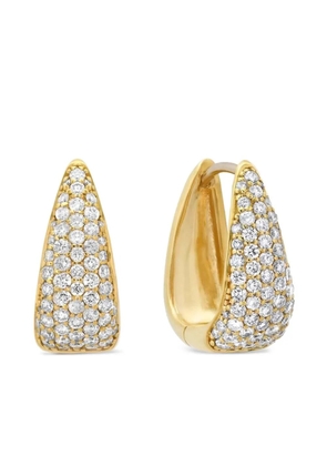Jennifer Meyer mini teardrop diamond earrings - Gold