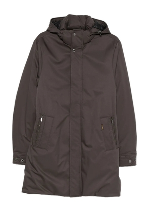 Moorer Vermont hooded coat - Grey