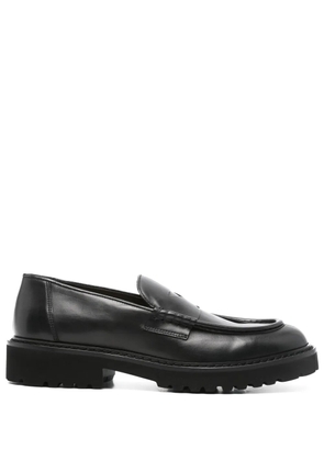 Doucal's penny slot loafers - Black