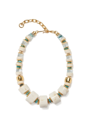 Lizzie Fortunato beaded necklace - White