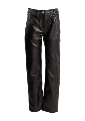 Magda Butrym leather panel trousers - Black