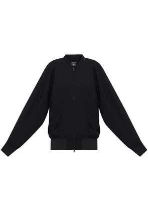 Y-3 drop-shoulder bomber jacket - Black