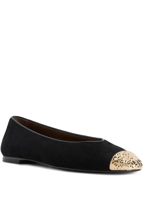 Giuseppe Zanotti Georgia suede ballet flats - Black