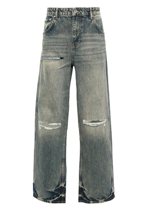 Represent R3D Destroyer mid-rise loose-fit jeans - Blue