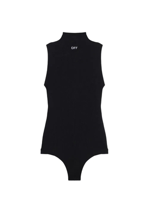 Off-White stamp rib bodysuit - Black