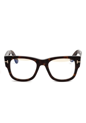 TOM FORD Eyewear Edel clip-on glasses - Brown