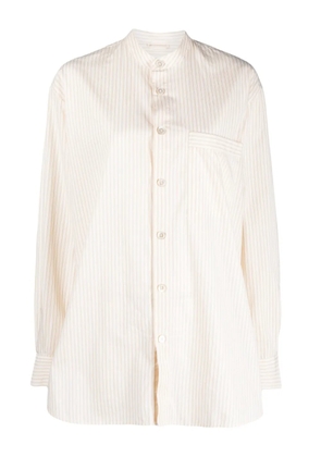 Birkenstock striped organic cotton pyjama shirt - Neutrals