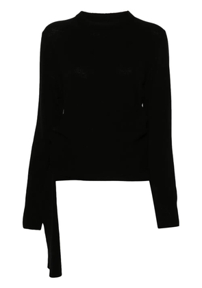 MM6 Maison Margiela single-stitch logo sweater - Black