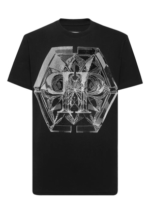 Philipp Plein PP Hexagon-print T-shirt - Black