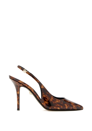 Alevì 95mm Irina slingback pumps - Brown