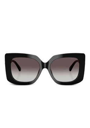 Jimmy Choo Eyewear stud-embellished square-frame sunglasses - Black