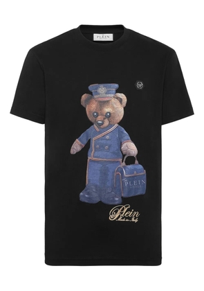 Philipp Plein Teddy Bear-print cotton T-shirt - Black