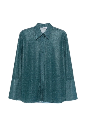 Oséree Lumière flared sleeve shirt - Green