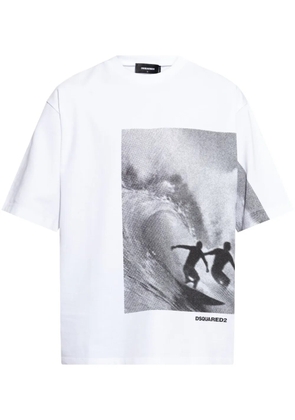 DSQUARED2 graphic-print T-shirt - White