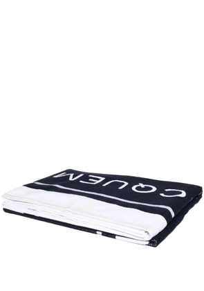 Jacquemus logo-jacquard beach towel - White