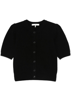 FRAME short-sleeve cardigan - Black