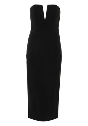 Roland Mouret strapless midi dress - Black