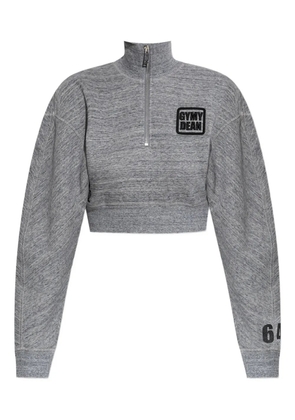 DSQUARED2 zip appliqué knitwear - Grey