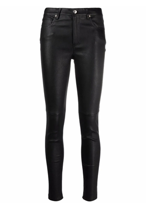 IRO Zaslim lambskin skinny trousers - Black