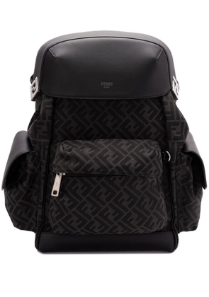 FENDI FF jacquard backpack - Black