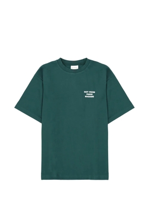 Drôle De Monsieur ribbed T-shirt - Green