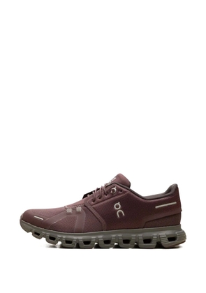 On Running Cloud 6 lace-up fastening sneakers - Purple