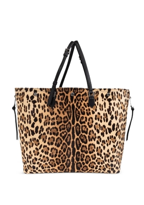 Dolce & Gabbana Atene leopard-print tote bag - Neutrals