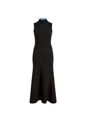 Proenza Schouler White Label Ezme ribbed-knit dress - Black