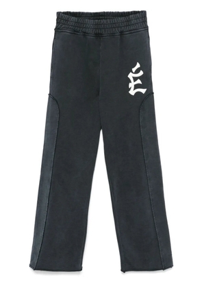 Études Studio logo-embroidered track trousers - Blue