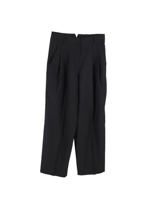 The Frankie Shop pleated wide leg trousers - Black