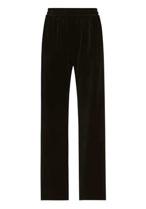 Dolce & Gabbana velvet elasticated trousers - Black