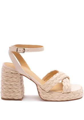 Castañer raffia woven espadrilles - Neutrals