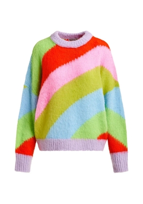 Essentiel Antwerp striped knitted sweater - Green