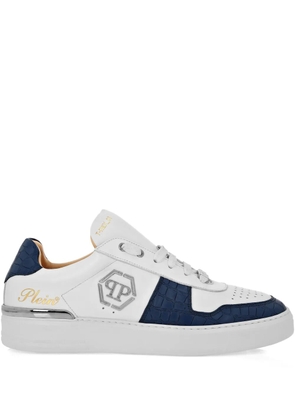 Philipp Plein logo-plaque sneakers - White