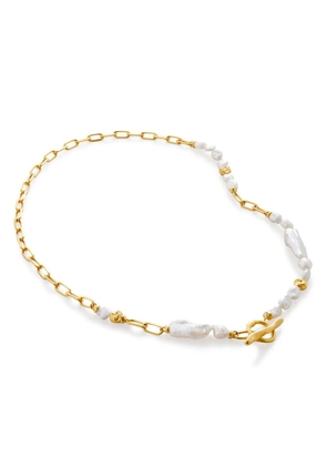 Monica Vinader x Amy Powney keshi-pearl necklace - Gold