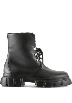 Hogl Winter chunky-sole lace-up combat boots - Black