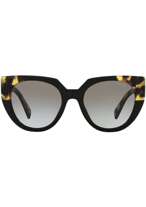 Prada Eyewear cat-eye tortoiseshell-effect sunglasses - Green