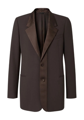FENDI single-breasted tailored blazer - Brown