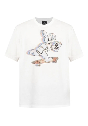 PS Paul Smith Skate Bunny-print T-shirt - White