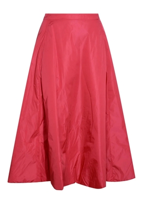 Add logo-embroidered A-line skirt