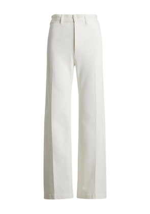 Polo Ralph Lauren high-waisted flared trousers - White
