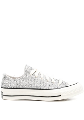 Converse Chuck 70 Ox textured sneakers - Silver