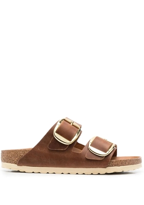 Birkenstock double-strap leather sandals - Brown