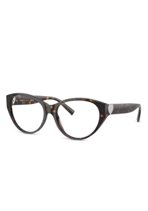 Tiffany & Co Eyewear round-frame glasses - Brown