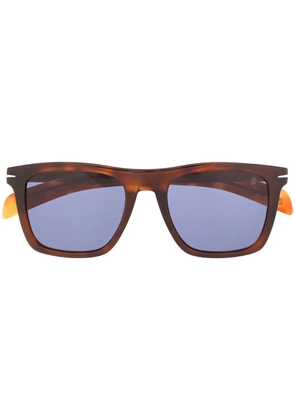 Eyewear by David Beckham rectangular frame sunglasses - Brown