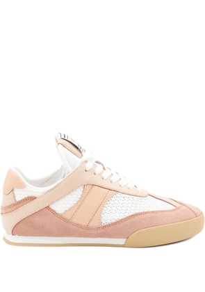 Chloé mesh-panel suede sneakers - Pink