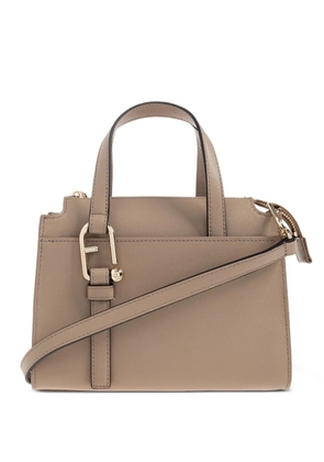 Furla Nuvola leather tote bag - Neutrals