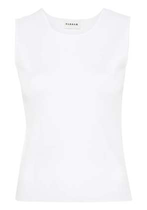 P.A.R.O.S.H. knitted tank top - White