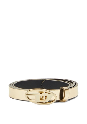 Diesel oval-buckle belt - Gold